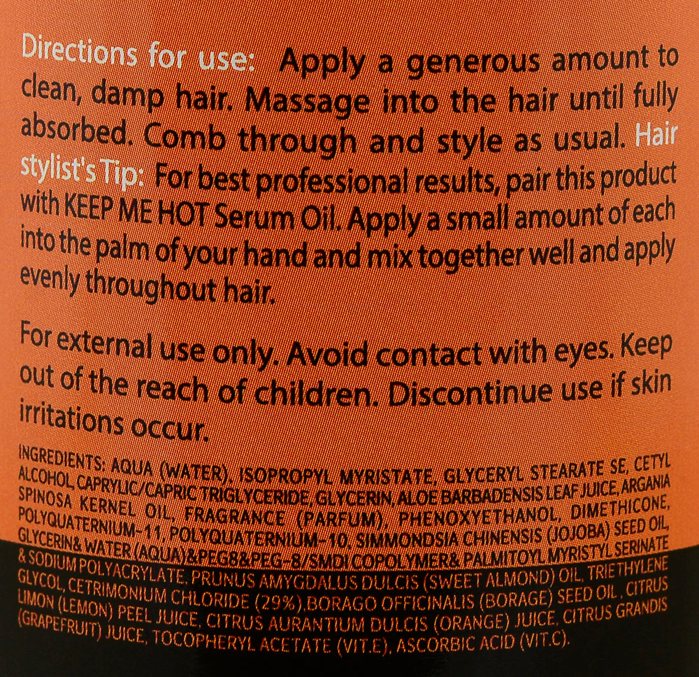 Professional Leave on Moisture ‘Keep Me Hot’